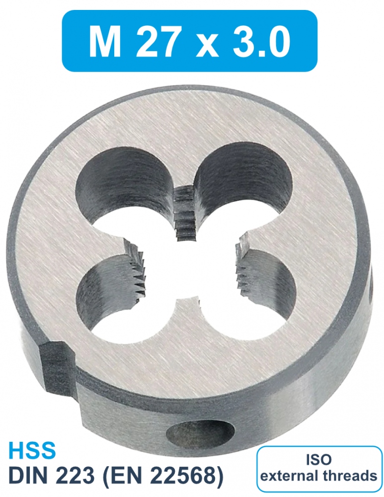 pics/Völkel-Eurafco/Round Die DIN 223 HSS/27476/voelkel-27476-rundes-schneideisen-din223-din-en-22568-hss-m27-x-30.jpg